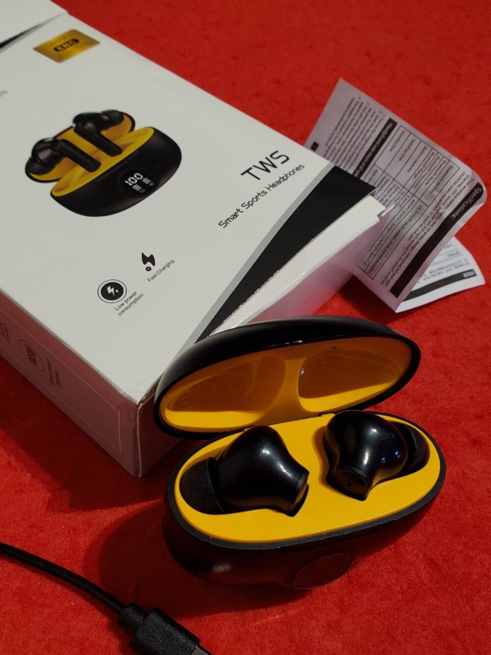 NEW TWS Smart Sports Headphones Ear Buds - Stereo True Wireless Earphones Save $